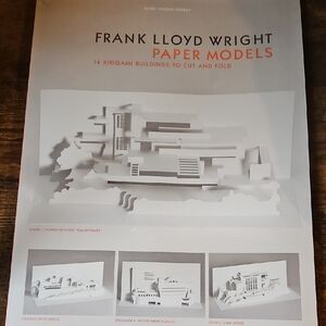Frank Lloyd Wright Kirigami Paper Models Build -new in package